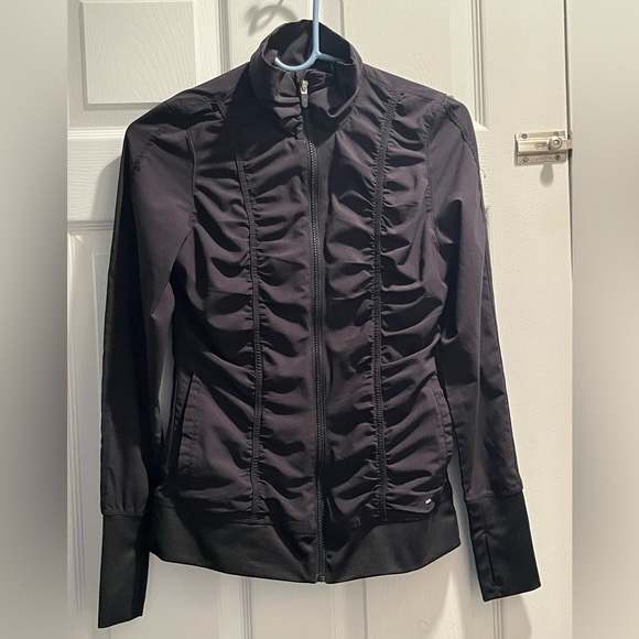 Fila Sport Black Long Sleeve Workout Jacket - Picture 2 of 9